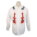 Gucci White Embroidered Shirt