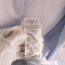 Gucci White Contrast Collar Shirt with Red Snake Embroidery