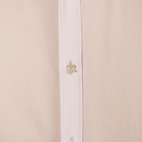 Gucci White Shirt with “Blind for Love” Collar Embroidery