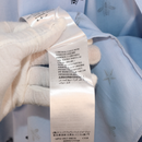 Gucci Light Blue Bee & Star Print Cotton Shirt