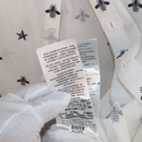 Gucci White Bee & Star Print Cotton Shirt