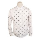 Gucci White Bee & Star Print Cotton Shirt