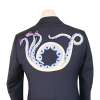 Gucci Dark Navy Suit  Mohair-Wool Suit Set