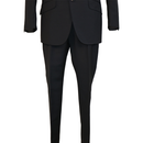Gucci Black Jeweled Cobra Embroidered Mohair-Wool Suit Set