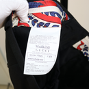 Gucci Black Jeweled Cobra Embroidered Mohair-Wool Suit Set