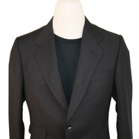 Gucci Black Jeweled Cobra Embroidered Mohair-Wool Suit Set