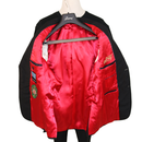 Gucci Black Jeweled Cobra Embroidered Mohair-Wool Suit Set