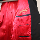 Gucci Black Jeweled Cobra Embroidered Mohair-Wool Suit Set