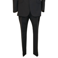 Gucci Black Wool Suit with Loved Dragon Back Embroidery