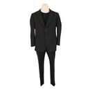 Gucci Black Wool Suit with Loved Dragon Back Embroidery