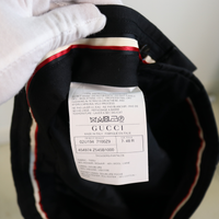 Gucci Black Wool Suit with Loved Dragon Back Embroidery