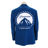 Gucci "Paramount Pictures" Blue Velvet Blazer