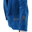 Gucci "Paramount Pictures" Blue Velvet Blazer