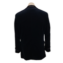 Gucci Black Velvet Smoking Jacket with Satin Shawl Lapel and Rope Knot Detail