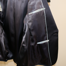 Gucci Black Velvet Smoking Jacket with Satin Shawl Lapel and Rope Knot Detail