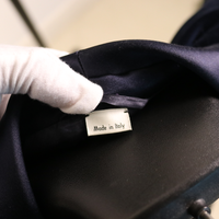 Gucci Black Velvet Smoking Jacket with Satin Shawl Lapel and Rope Knot Detail