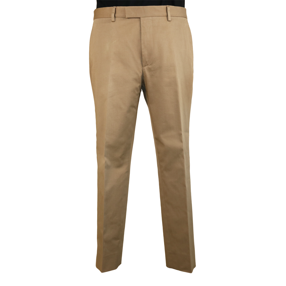Gucci Beige Cotton Trousers with Iconic Bee Detail