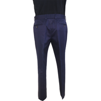 Gucci Navy Trousers with Red and Green Side Stripe