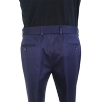 Gucci Navy Trousers with Red and Green Side Stripe