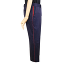 Gucci Navy Trousers with Red and Green Side Stripe