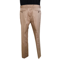 Gucci Beige Cotton Chino Trousers with Web Stripe Side Detail