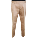 Gucci Beige Cotton Chino Trousers with Web Stripe Side Detail