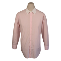 Gucci Pink Shirt with White Contrast Collar