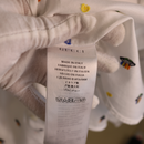 Gucci White Cotton Shirt with All-Over UFO Embroidery & Peter Pan Collar